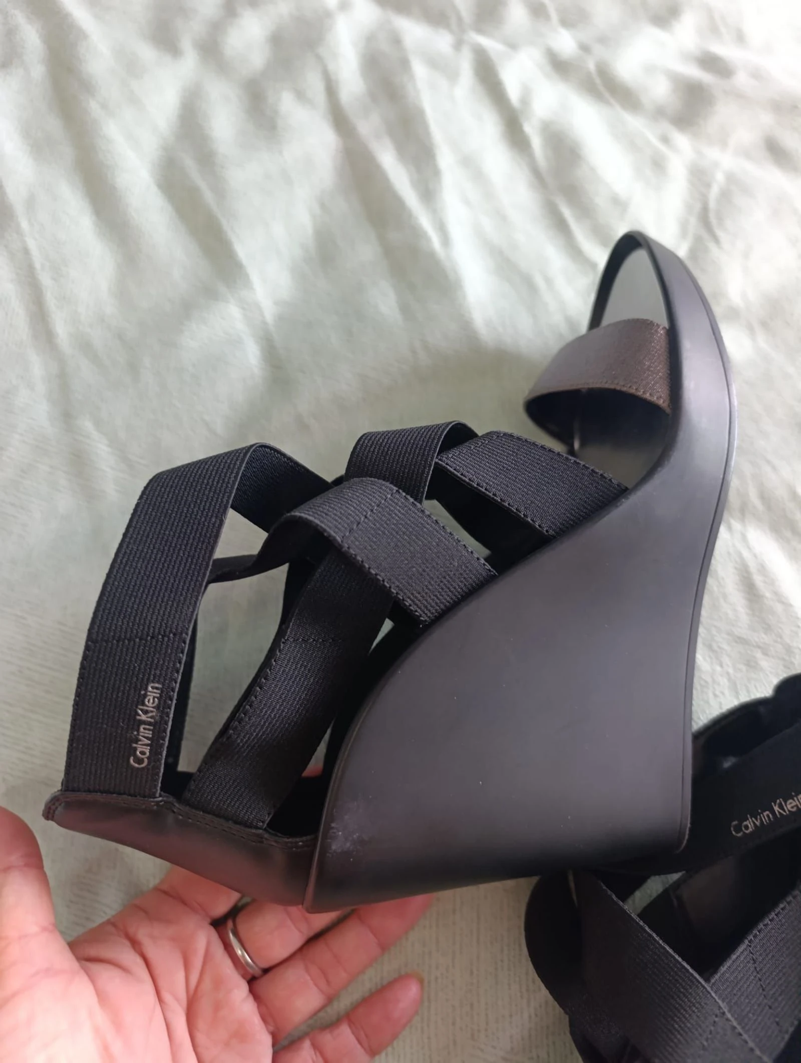 Sandalias Calvin Klein tiras cruzadas nr 38  – photo 19